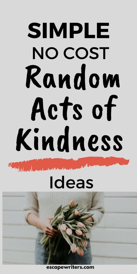 Simple and Free Random acts of kindness ideas. Spread kindness by doing these things and create a more positive world. Examples for random acts of kindness for strangers, community, and kids.#kindnessideas  #bepositive #mindfullness #personalgrowth #escapewriters Blessing Bags Acts Of Kindness, Random Acts Of Kindness Ideas, Acts Of Kindness Ideas, Kindness For Kids, Kindness Ideas, Kindness Gifts, Kindness Projects, Kindness Challenge, Kindness Day