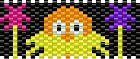 Lorax 2 Perler Pattern, Pony Bead Patterns, Kandi Patterns, Hama Beads Patterns, The Lorax, Perler Patterns, Perler Bead Patterns, Pony Beads, Bead Patterns