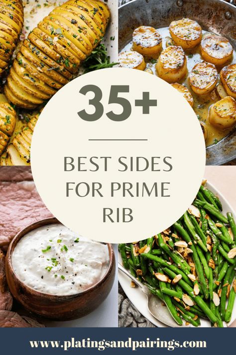 35+ BEST Sides for Prime Rib (What to Serve with Prime Rib) Prime Rib Roast Sides Dishes, Sides For Prime Rib, Side Dishes For Prime Rib, Prime Rib Sides, Easter Dinner Sides, Roasted Side Dishes, Side Dishes For Ribs, Rib Dinner, Christmas Dinner Sides