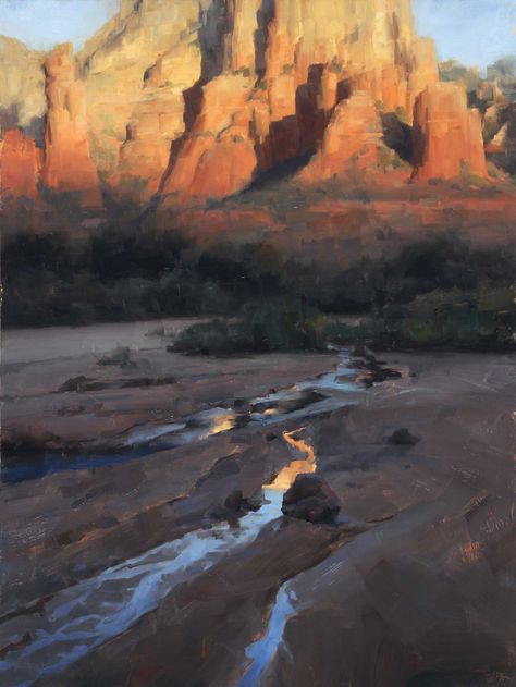 Southwest Art Paintings, Water Paintings, Environment Painting, Western Landscape, Fort Collins Colorado, Colorado Artists, Southwestern Art, Western Artist, Landscape Portrait