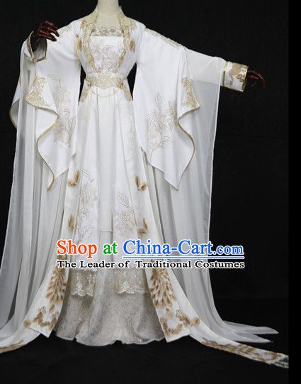 Gorgeous Chinese Fairy Princess Empress Queen Cosplay Costumes Ancient Chinese Clothing Complete Set for Women Asian Attire, Gaun Koktail, Gaun Abad Pertengahan, Dynasty Clothing, Ancient Chinese Dress, Ancient Chinese Clothing, Chinese Traditional Clothing, Princess Cosplay, Traditional Chinese Dress