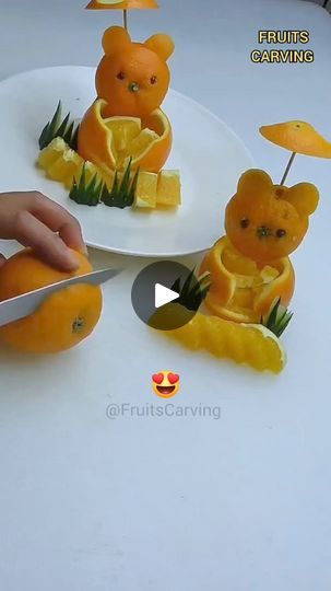 6.2K views · 161 reactions | Beautiful Carving From Orange 🍊   #fruitscarving #facebookreel #fruits #carving #viral #fruitart #art #fruitsideas #fbreel | Fruits Carving Fruit Butterfly, Fruit Presentation, I Love Mama, Football Foods, Carving Fruit, Fruit Diy, Fruit Creations, Bear Recipes, Good Morning Breakfast