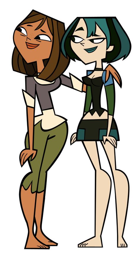 Courtney on Gwen Vector by Peter-the-Gamer1992 on DeviantArt Courtney And Gwen, Gwen And Courtney, Drama Couple, Girl Halloween Makeup, Cartoon Halloween Costumes, Akali Lol, Island Pictures, Drama Total, Lay On