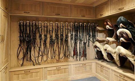 These Luxury Tack Rooms Are Far From Ordinary - COWGIRL Magazine Dream Barn Stables, Tack Room Organization, Horse Tack Rooms, Equestrian Stables, Tack Rooms, Horse Barn Ideas Stables, Horse Barn Designs, Dream Stables, Dream Horse Barns