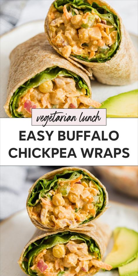 Try this buffalo chickpea wrap for a healthy and plant based meal. This easy recipe is perfect for a vegetarian lunch at home or for work. These chickpea wraps are fast to make and packed with flavor. Enjoy the best chickpea wrap using a tortilla for a satisfying bite. Buffalo Chickpea Wrap, Wraps Recipes Vegetarian, Chickpea Wrap, Easy Packed Lunch, Vegetarian Wraps, Lunch At Home, Buffalo Chickpea, Plant Based Meal, Healthy Lunches For Work