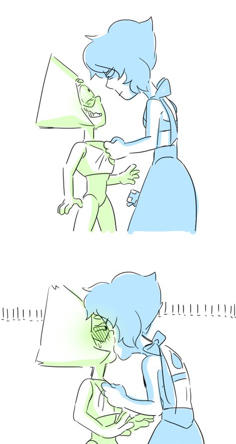 Hi. I am 媽吉(nimaji) from Taiwan. Sorry I only Chinese. my english is very poor… Steven Universe Peridot, Steven Universe Lapidot, Steven Universe Ships, Crystal Gems Steven Universe, Lapis And Peridot, Peridot Steven Universe, Steven Universe Movie, Steven Universe Drawing, Steven Universe Memes