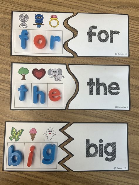 Match the beginning sounds to create sight words and then complete each self checking puzzle! Sight Word Puzzles, Teacher Notebook, First Grade Resources, Beginning Sounds, Word Puzzles, Language Arts Lessons, Sight Word, Sight Words, Teacher Store