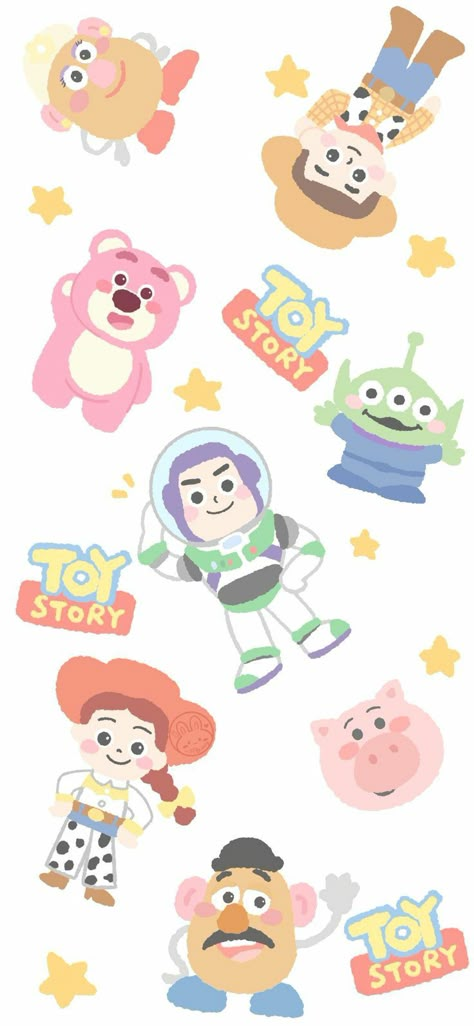 Wallpaper Toy Story, Dibujos Toy Story, Iphone Wallpaper Cat, Wallpaper Wa, Spongebob Wallpaper, Iphone Wallpaper Kawaii, Wallpaper Doodle, Cute Emoji Wallpaper, Cartoon Wallpaper Iphone