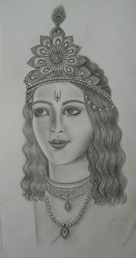 Patina Art, Pencil Sketching, Sri Krishna, Angel Painting, Pencil Sketch, Krishna, Patina, Female Sketch, Sketch