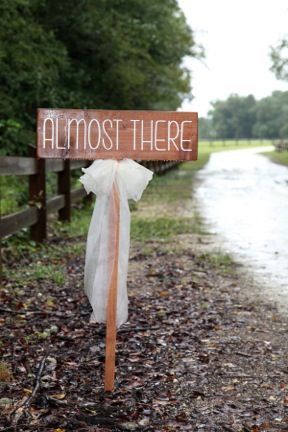 Wedding Directions, Fun Wedding Decor, Outdoor Birthday, Modern Wedding Decor, Directional Signs, Almost There, Outdoor Wedding Decorations, Outdoor Weddings, Wedding Signage