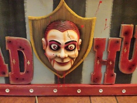 Carnival Signs, Ventriloquist Dummy, Game Booth, Haunted Carnival, Dark Alice In Wonderland, Creepy Carnival, Halloween Forum, Ring Toss Game, Halloween Circus