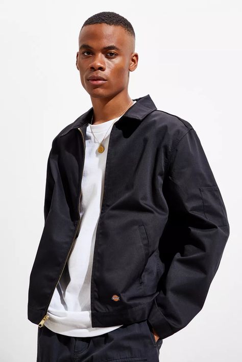 Dickies Eisenhower Work Jacket | Urban Outfitters Sewing Styles, Broward College, Eisenhower Jacket, 2022 Outfits, Harem Jeans, Mens Fashion Work, Mens Business, Outfits Hombre, Men's Jackets