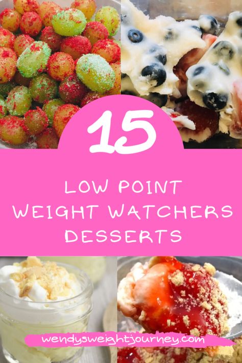 Ww Desserts Easy Low Points, Low Point Weight Watchers Desserts, Zero Point Desserts, Low Point Desserts, Ww Dessert Recipes, Low Points Weight Watchers, Weight Watchers Food Points, Weight Watchers Dessert, Blue Recipes