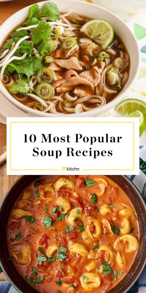 Our 10 Most Popular Soup Recipes Best Rated Soup Recipes, Stock Pot Soup Recipes, Most Popular Soups, 12 Tomatoes Recipes Soups, Most Popular Soup Recipes, Popular Soups Recipes, Healthy Bean Soup, Soup Recipes Hearty, Stock Pot Recipes