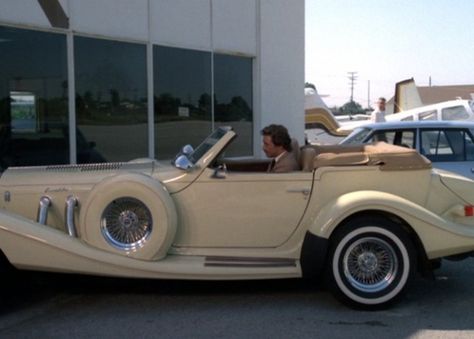 1982 Excalibur Phaeton  Matt Houston TV series 80s Shows, Moving To California, Private Investigator, Nice Cars, Golden Age, Cool Cars, Tv Series, Houston, Cars