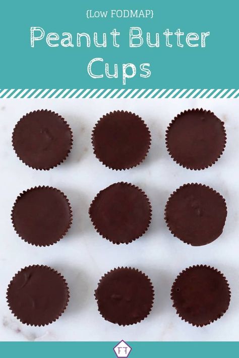 Looking for a fun holiday dessert recipe? Try these low FODMAP chocolate peanut butter cups. Low FODMAP Dessert Easy | Low FODMAP Healthy | Low FODMAP Desserts Gluten Free | Low FODMAP Dessert Recipes | FODMAP Recipes | FODMAP Diet | Low FODMAP Diet Recipes | Dessert Ideas | Desserts for Kids #peanutbutter #chocolate #sweettreat #fodmap www.fodmapformula.com Low Fodmap Dessert, Low Fodmap Desserts, Low Fodmap Chocolate, Low Fodmap Appetizers, Fodmap Baking, Fodmap Desserts, Fun Holiday Desserts, Easy Low Fodmap, Low Fodmap Snacks