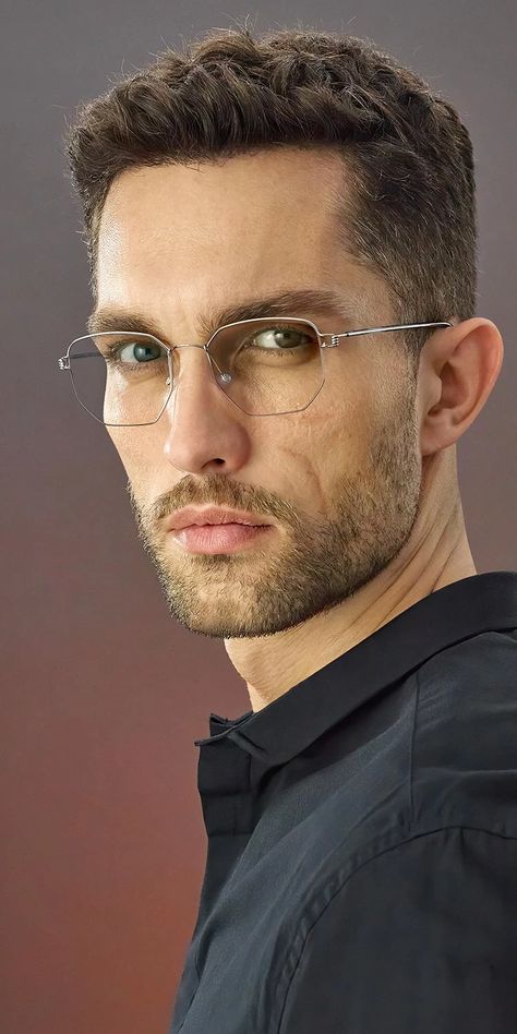 Mens Frameless Glasses, Specs Frames Mens Oval Face, Frameless Specs For Men, Rimless Glasses For Men, Specs For Men, Spectacles Mens, Zayn Gif, Unique Glasses Frames, Glasses For Oval Faces