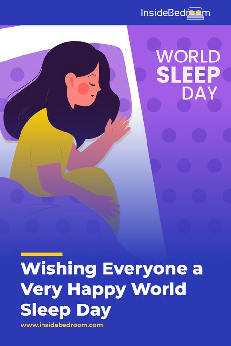 Happy World Sleep Day Everyone!!! The goal is to celebrate the benefits of good and healthy sleep and to draw society's attention to the burden of sleep problems. #WorldSleepDay #WorldSleepDay2021 #sleepday World Sleep Day, Sleeping Too Much, Best Sleep, Sleep Cycle, When You Sleep, Sleep Tracker, Sleep Problems, Acne Free, Sleeping Habits