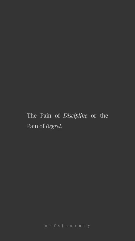 Pain Of Discipline, Studera Motivation, Discipline Quotes, Growth Mindset Quotes, Inspirerende Ord, Personal Growth Quotes, Motivational Quotes Wallpaper, Study Quotes, Growth Quotes