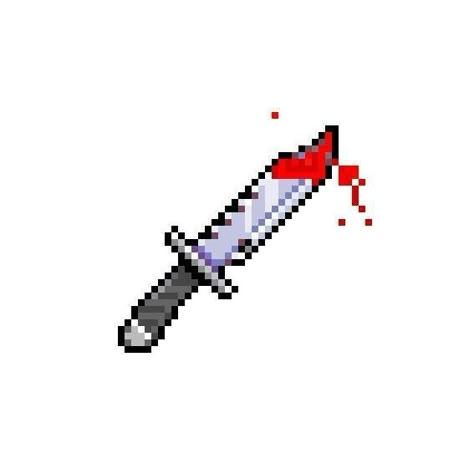 Knife Widget, Junko Hammer, Knife Pixel Art, Yami Wallpaper, Born Sinner, Watermark Ideas, Knife Drawing, Piskel Art, Pixel Animation