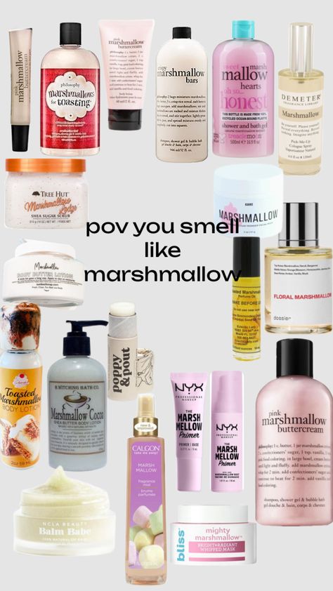 Mallow Bars, Toasting Marshmallows, Pink Marshmallows, Rose Champagne, Bath And Body Works Perfume, Pretty Skin Care, Pretty Skin, Signature Scent, Perfume Collection