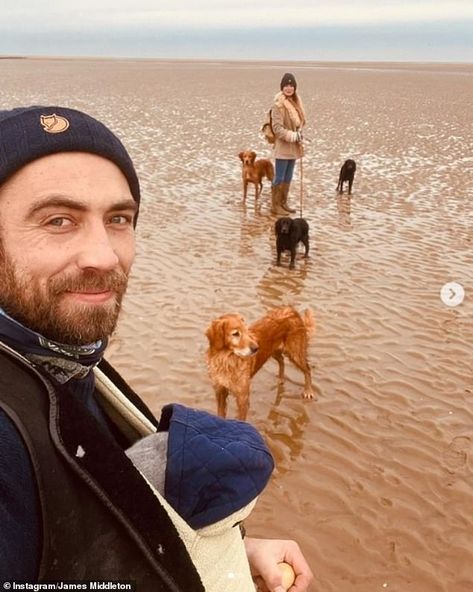 Kate Middleton Brother, James Middleton, Wrote A Book, Middleton Family, National Puppy Day, Puppy Day, Becoming A Father, Spring Family, Childhood Photos