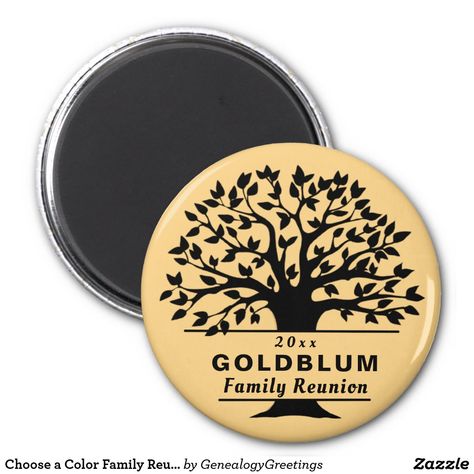 Choose a Color Family Reunion Gift Souvenir Magnet Family Reunion Keepsakes, Homemade Carnival Games, Family Reunion Gifts, Cookware Gifts, Reunion Gift, Trendy Family, Reunion Games, Family Reunion Ideas, Family Reunion Games