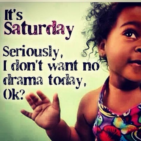 Good morning everyone! Drama free Saturday here we come! Saturday Quotes Funny, Saturday Memes, Saturday Morning Quotes, Happy Saturday Quotes, Saturday Humor, Saturday Greetings, Saturday Quotes, Funny Motivational Quotes, Good Morning Saturday