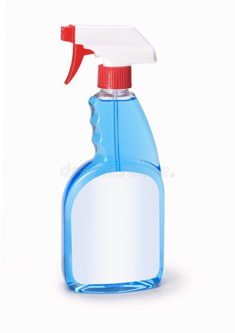 Bottle Windex Window Cleaner. A spray bottle of window cleaner with a blank labe , #AFF, #Cleaner, #spray, #bottle, #Bottle, #Windex #ad Household Cleaners, Stock Photography Free, Window Cleaner, Spray Bottle, Cleaning Supplies, White Background, Spray, Stock Images, Style Inspiration