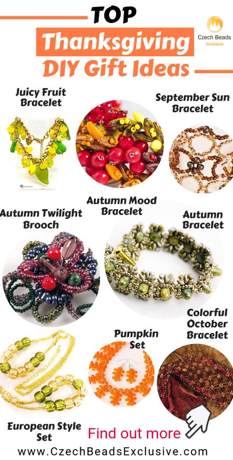 DIY Thanksgiving Ideas. Top Jewelry Gift Ideas Chart   |SAVE it!| www.CzechBeadsExclusive.com #czechbeadsexcluisve #czechbeads Thanksgiving Gifts Diy, Thanksgiving Gift Ideas, Jewelry Gift Ideas, Diy Thanksgiving, Thanksgiving Diy, Thanksgiving Ideas, Thanksgiving Gift, Czech Beads, Thanksgiving Gifts