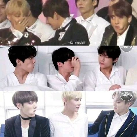 Jealous Jungkook Vkook, Taekook Jealous Jungkook, Vkook Jealous, Jungkook Jealous, Taekook Jealous, Taekook Pics, Bts Taekook, V Bts Wallpaper, Bts Memes Hilarious