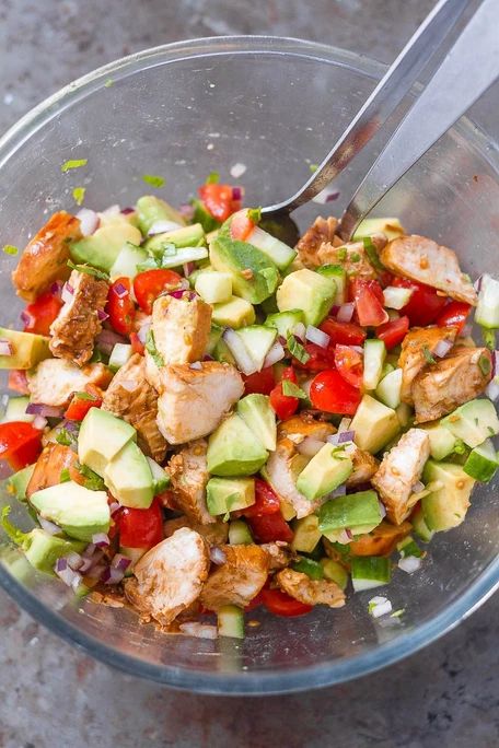 Avocado Chicken Salad Recipe, Salad Avocado, Healthy Avocado, Avocado Chicken, Healthy Chicken Salad, Chicken Healthy, Chicken Salad Recipe, How To Cook Asparagus, Cooking Club