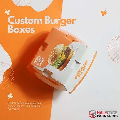 Get Custom Burger Boxes with 𝗙𝗿𝗲𝗲 𝗦𝗵𝗶𝗽𝗽𝗶𝗻𝗴, 𝗙𝗿𝗲𝗲 𝗗𝗲𝘀𝗶𝗴𝗻 𝗦𝘂𝗽𝗽𝗼𝗿𝘁 and 𝗙𝗿𝗲𝗲 𝗦𝗮𝗺𝗽𝗹𝗶𝗻𝗴. We provide personalized burger boxes & custom printed burger Boxes at low Price. #burgerboxes #customburgerboxes #burgerbox #packaging #packagingideas #packagingdesign #custompackaging #printing #customizeburgerboxes #customboxes #custommade #burgerboxpackaging #burgerboxdesigninsipartion #halfpricepackaging Burger Package Design, Burger Box Packaging Design, Burger Box Design, Burger Packaging Design, Burger Box Packaging, Hamburger Box, Burger Box, Box Packaging Design, Menu Ideas