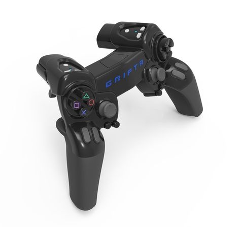 Grifta - Morphing Gamepad by Paul Weatherstone — Kickstarter Sumo Robot, Portable Console, Latest Technology Gadgets, Controller Design, Pc Gaming Setup, 3d Printing Diy, Retro Gadgets, Video Game Rooms, Tactical Equipment