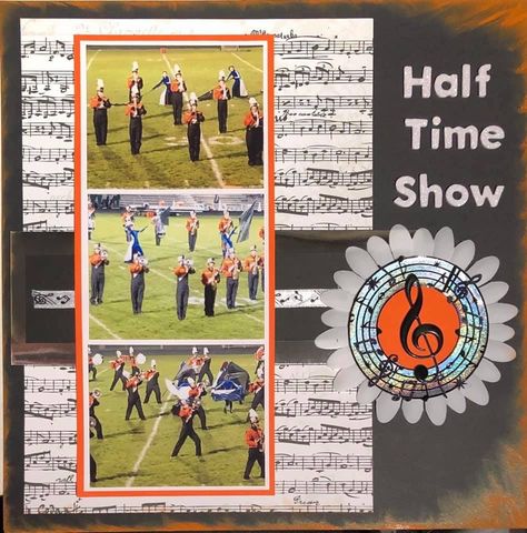 Marching Band Quotes, Senior Year Scrapbook, Marching Band Gift, Senior Posters, Band Quotes, School Scrapbook, High School Band, Music Page, Scrapbook Page Layouts