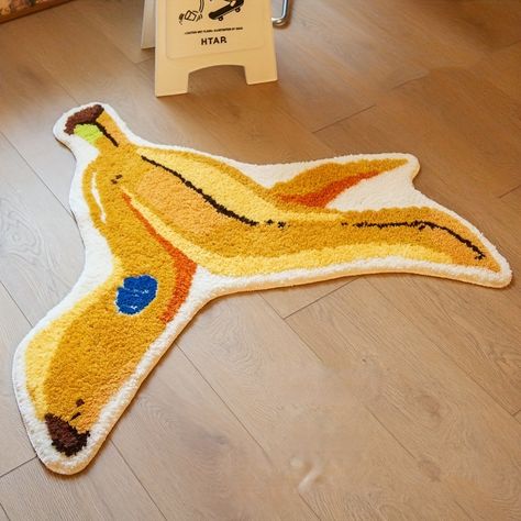 Faster shipping. Better service Funny Rugs, Soft Bedroom, Banana Pattern, Funky Rugs, Banana Peel, Rug Ideas, Kids Room Rug, Unique Rugs, Cool Rugs