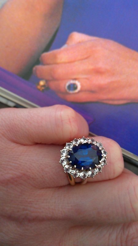 Princess Diana Engagement Ring, Diana Engagement Ring, Big Engagement Rings, Indian Wedding Jewelry Sets, Sapphire Engagement Ring Blue, Dope Jewelry, Indian Wedding Jewelry, Engagement Rings Oval, Bling Rings