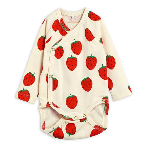 Strawberry Wrap, Candy Cane Skirt, Mini Rodini Baby, Kimono Onesie, Luxury Baby Gifts, Onesie Dress, Baby Baskets, Online Kids Clothes, Baby Rompers