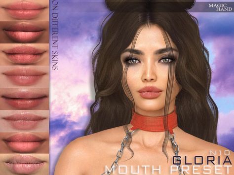 Oval Lips, Kylie Jenner Face, Female Lips, Sims 4 Tsr, The Sims 4 Skin, Sims 4 Cc Makeup, Sims 4 Game Mods, Sims 4 Body Mods, Sims 4 Cc Skin