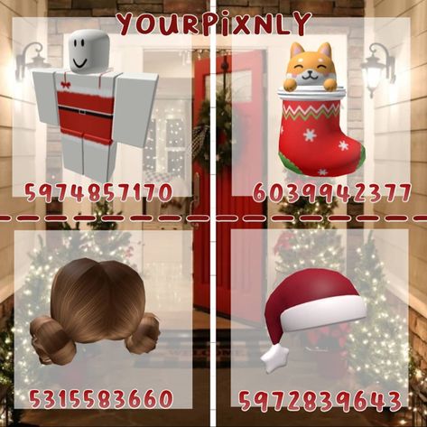 bloxburg codes Roblox Christmas Outfit Codes, Christmas Outfit Codes, Pink Christmas Outfit, Brookhaven Kod, Outfit Codes Bloxburg, Codes Bloxburg, Punk Wallpaper, Bloxburg Codes, Xmas Outfits