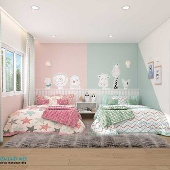 Boy And Girl Shared Room, Boy And Girl Shared Bedroom, Girls Room Paint, Kids Rooms Shared, Bedroom Wall Decor Ideas, Children's Bedroom Ideas, Kids Shared Bedroom, Shared Girls Bedroom, Shared Kids Room