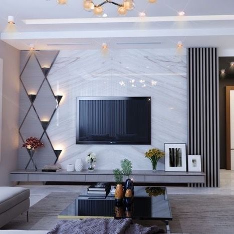 TV Room Ideas Cozy Tv Unit Living Room Modern, Lcd Cabinet Design, Tv Wall Design Luxury Tvs, Lcd Unit Design, Tv Wall Design Luxury, बेडरूम डिजाइन, Hall Ceiling, Luxury Tv Wall, Castles France