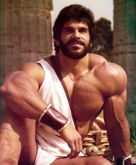 Lou Ferrigno as Hercules Lou Ferrigno, Today I Learned, The Hulk, Muscular Men, Arnold Schwarzenegger, The 80s, Hercules, Muscle Men, Male Body