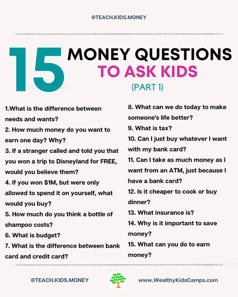 Maya, CPA, CA | Kids & Money on Instagram: “SAVE & SHARE ✨Follow @teach.kids.money for more tips on teaching kids money 💰and motivation to build generational wealth. Money should not…” Teaching Kids Money, Generational Wealth, Kids Part, Investing Books, Kids Sand, Parenting Done Right, Rich Dad Poor Dad, Kids Money, Finance Investing