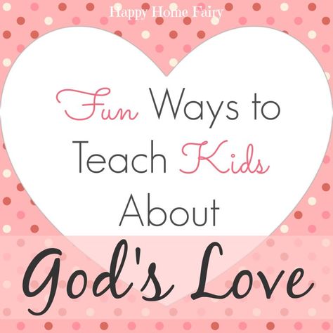 Fun Ways to Teach Kids About God's Love - Happy Home Fairy Sunday School Valentines, Body Tricks, Church Valentines, Happy Home Fairy, Kids Church Lessons, Preschool Bible Lessons, Bible Object Lessons, Six Sisters Stuff, Pink Food