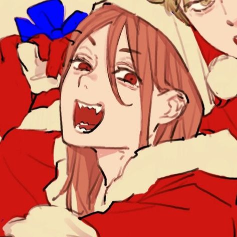 Power | icon | Chainsaw man Chainsaw Man Christmas Matching Icons, Power Christmas Icon, Power Chainsaw Man Christmas, Power Christmas Pfp, Csm Christmas Pfp, Csm Christmas Icon, Chainsaw Man Christmas Pfp, Christmas Chainsaw Man, Csm Christmas