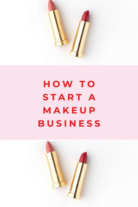 If you’re ready to start a makeup business, here's how to find the right brand name, setup your company, and protect yourself from copycats... Makeup Company Aesthetic, Starting A Makeup Business, How To Start A Makeup Business, Small Makeup Business, Makeup Branding Design, Indie Beauty Brands, Make Your Own Makeup, Makeup Business, Homemade Body Butter