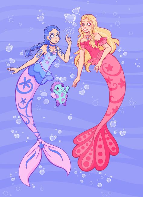 Barbie Mermaidia Fanart, Barbie Fairytopia Mermaidia, Barbie Fanart, Barbie Art, Mermaid Barbie, Barbie Fairytopia, Barbie Drawing, Barbie Images, Mermaid Drawings