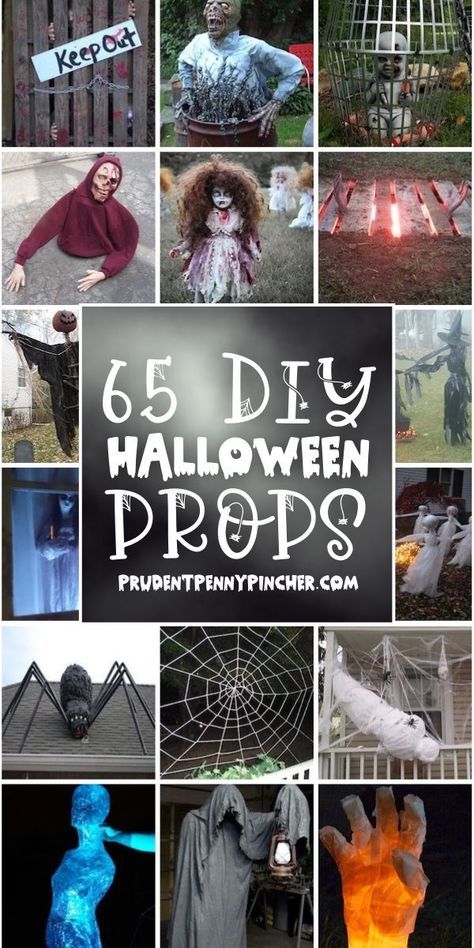 Halloween Diy Props, Diy Halloween Props, Creepy Halloween Decorations Diy, Scary Creatures, Diy Halloween Dekoration, Scary Halloween Decorations Outdoor, Halloween Mode, Scary Halloween Decorations Diy, Uhyggelig Halloween