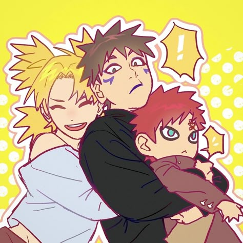 Gaara And Temari, Chibi Gaara, Naruto Kankuro, Gaara And Shinki, Sick Fanart, The Sand Siblings, Sand Village, Nara Family, Sasuke And Naruto Love